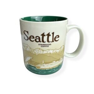 Starbucks Seattle Collector Series Global Icon 2009 Coffee Tea Mug 16 oz